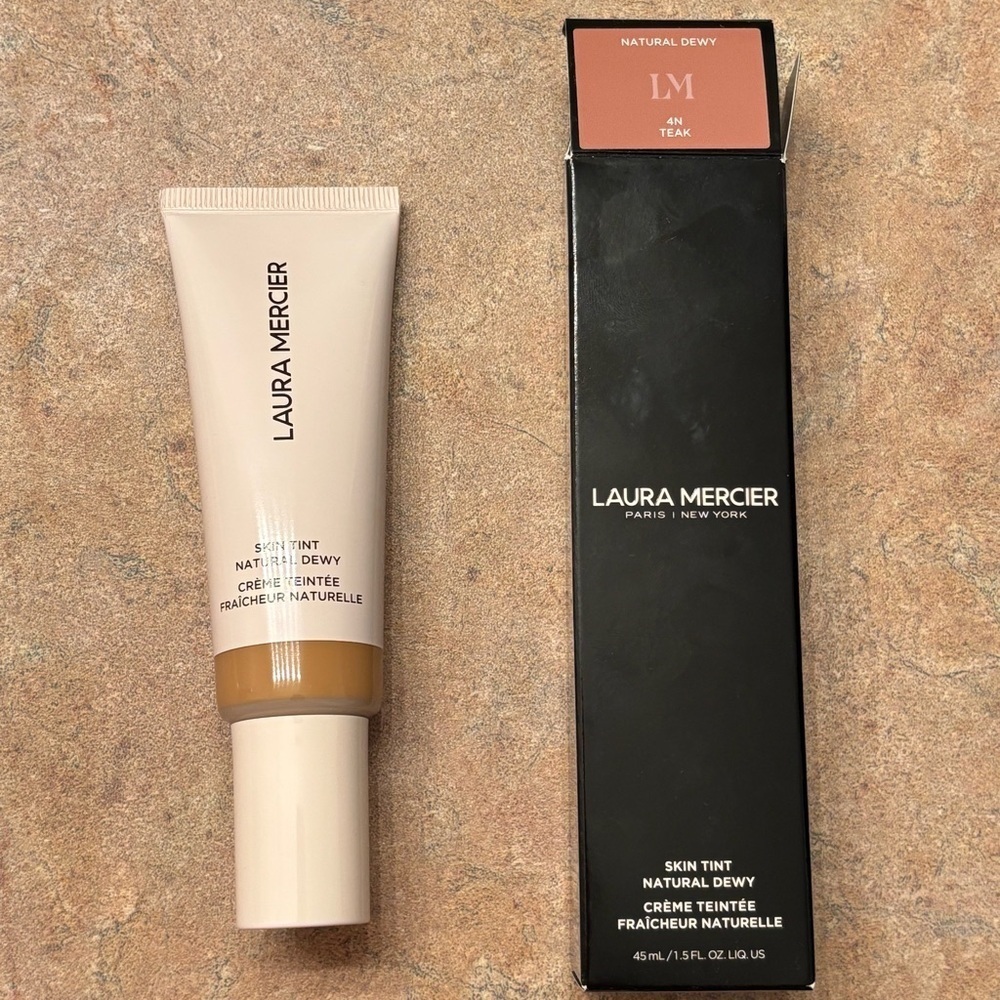 Laura Mercier Long-Wear Tinted Moisturizer Natural Dewy Hyaluronic Acid 4N Teak - Picture 12 of 15